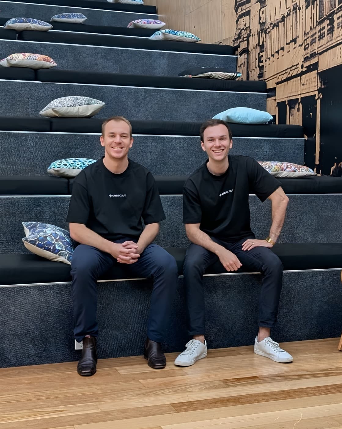 Campbell Border and Joel Bulow, co-founders of GridScout